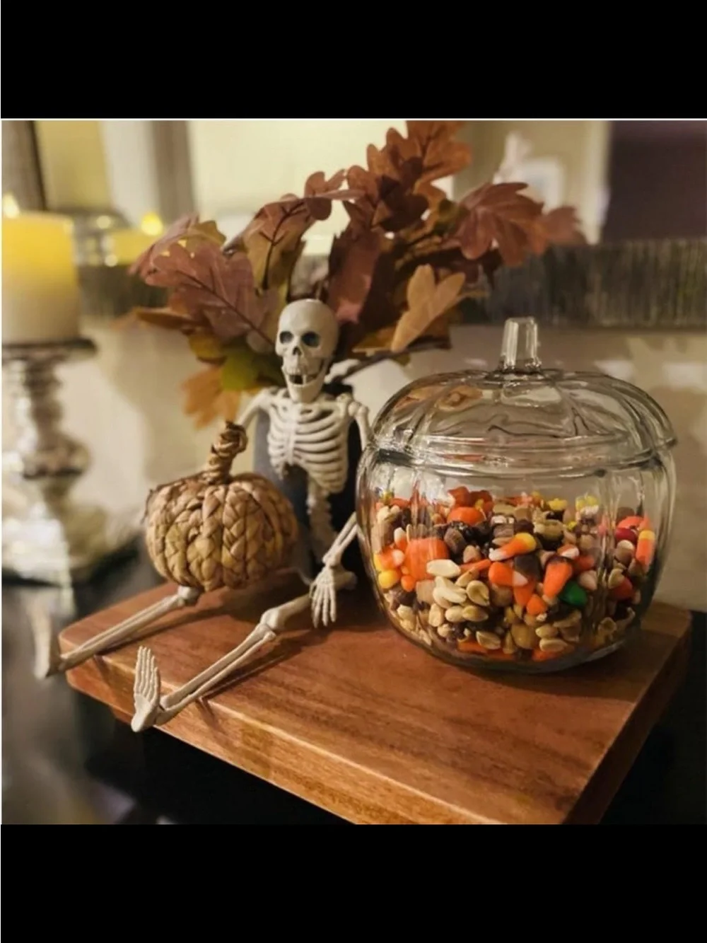 Target Clear Glass Pumpkin Storage Jar with Lid